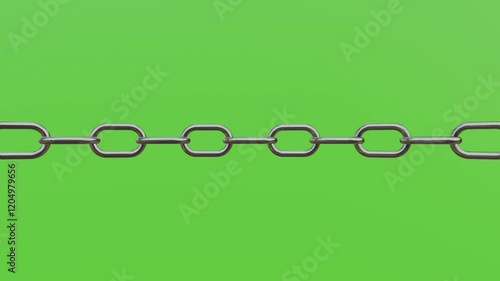 鎖のループアニメーション: 直線 (Chain Loop Animation: Straight)