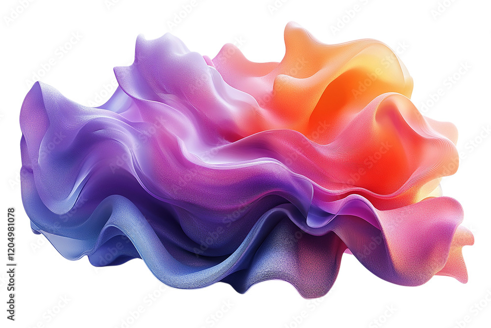 Abstract Colorful Swirling Fabric Abstract Colorful Swirling Fabric