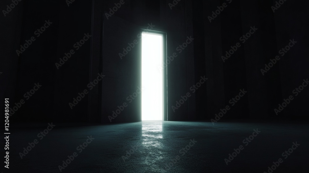 Glowing Doorway to Hope A Bright Future Awaits Glowing Doorway to Hope A Bright Future Awaits