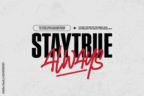 Urban Streetwear Aesthetic typography quotes vector graphic design