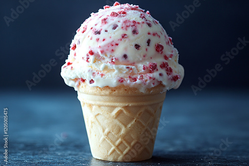 Wallpaper Mural Raspberry Ripple Ice Cream in a Waffle Cone Torontodigital.ca