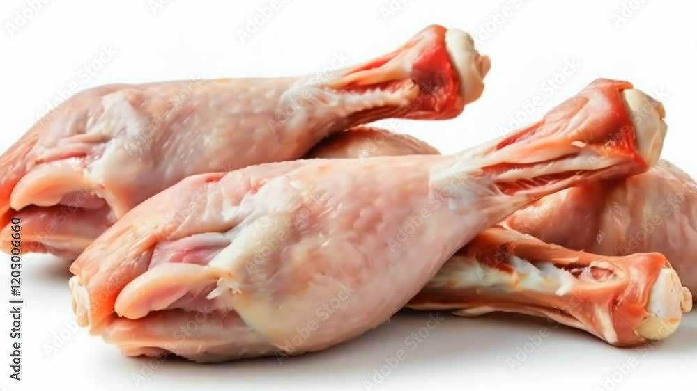 raw chicken on a white slow motion 4k clip raw chicken on a white slow motion 4k clip