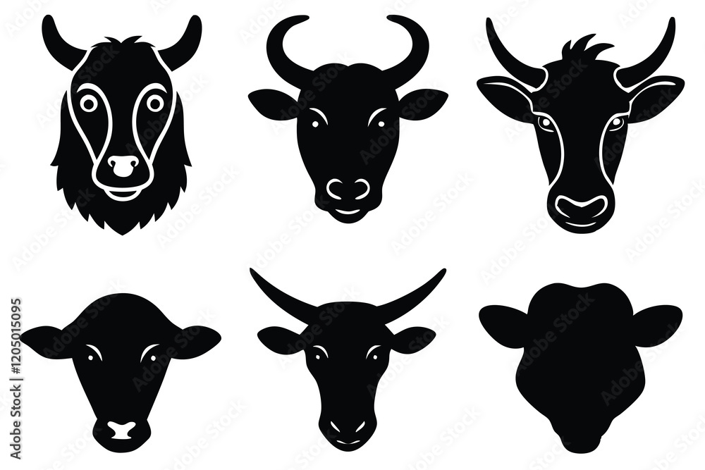 set of animals logo icon vector art illustration set of animals logo icon vector art illustration
