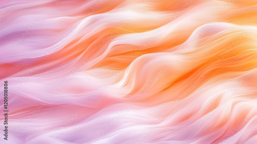 Fototapeta premium A pink and orange wave pattern