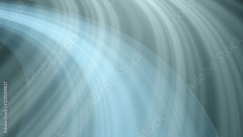 Blue part of Saturn rings (3D Rendering)