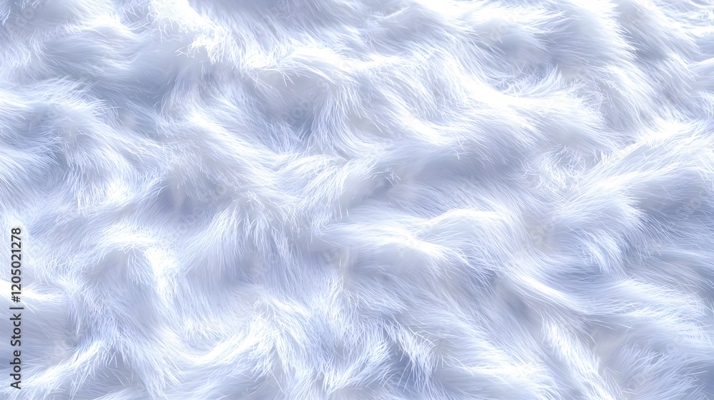 Obraz premium A white background with white fur