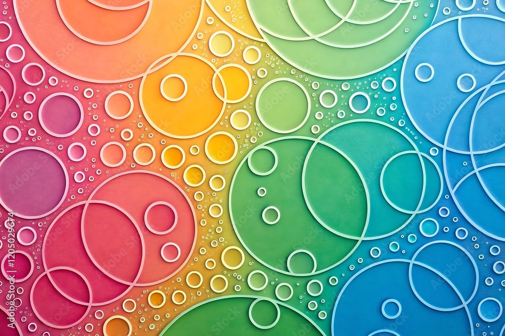 Fototapeta premium abstract background with circles