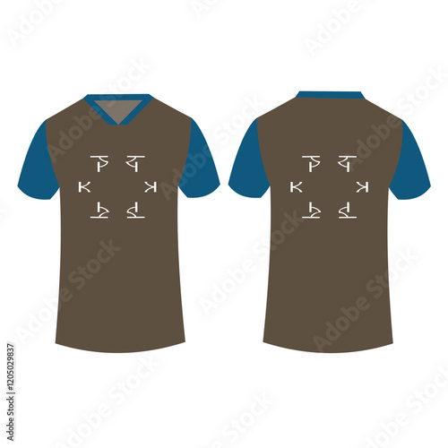 Dear viewers, 
This is a Vneck T-shirt design. I made this design. I hope you will benefit from using my design. 
Thank you.
