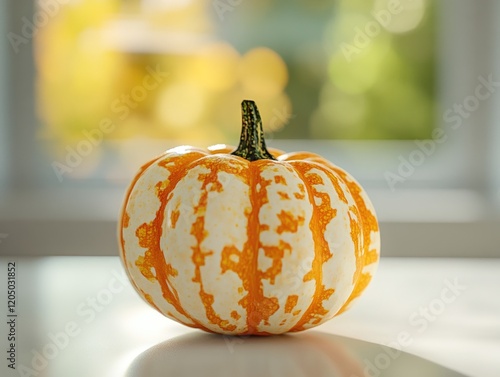 Pumpkin on Table photo