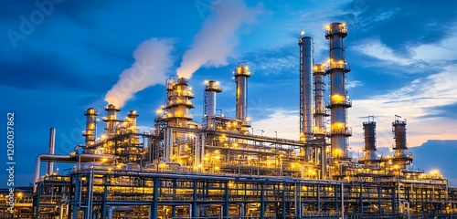 refinery plant engineering steam pipelines industrial infrastructure