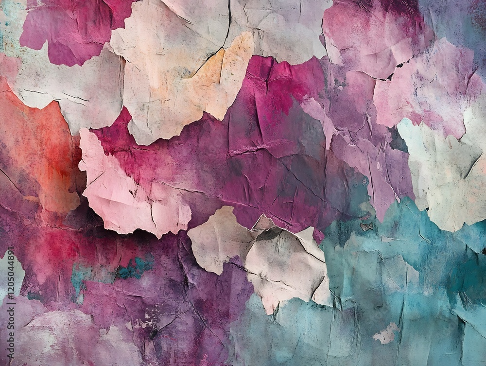Naklejka premium Abstract Colorful Watercolor Painting with Flowing Fluid Textures and Patterns