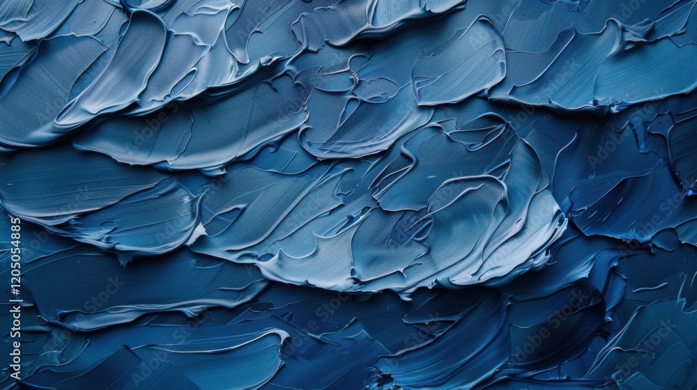 A layered texture design in shades of blue.
A layered texture design in shades of blue.