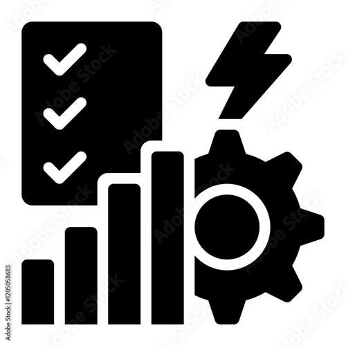 efficiency, efficient, operational efficiency, work efficiency, efficiency tools, business efficiency, efficiency dashboard, productivity, optimization, performance solid or glyph icon