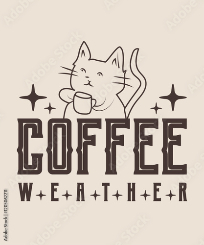 coffee weather graphic design