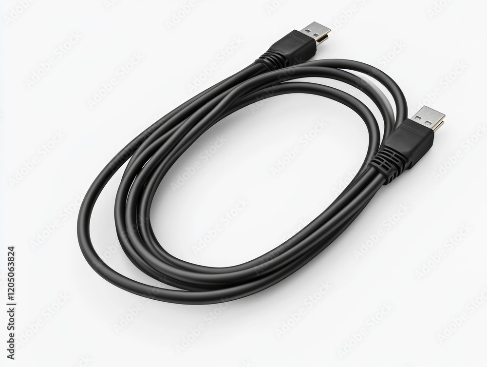 USB Cable Close Up USB Cable Close Up