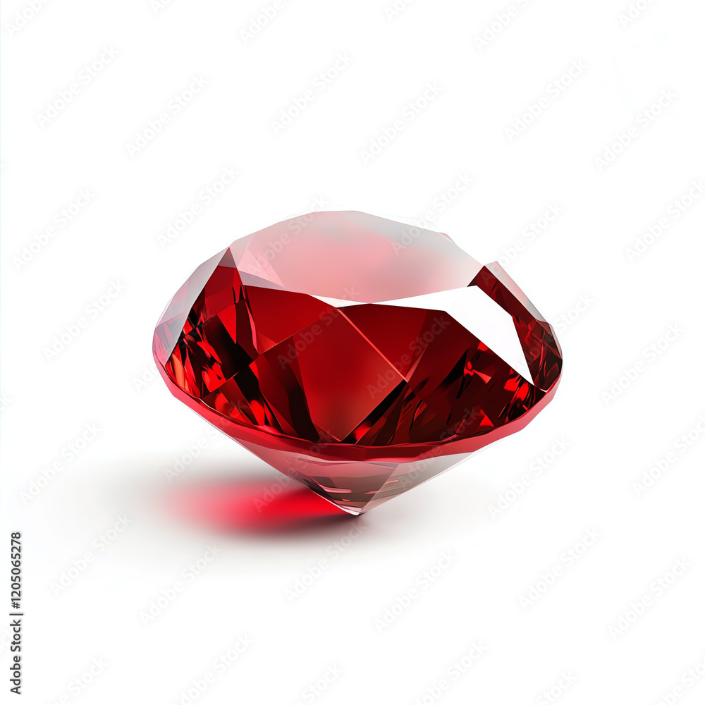 A stunning red diamond sparkling with brilliance and elegance, perfect for representing luxury and beauty. A stunning red diamond sparkling with brilliance and elegance, perfect for representing luxury and beauty.