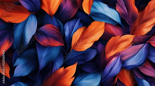 Wallpaper Mural Close-up of colorful leaves Torontodigital.ca