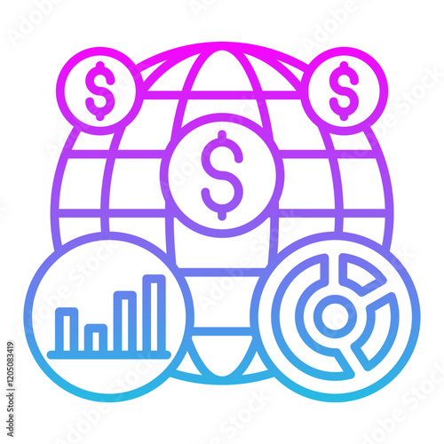 Global economics Icon