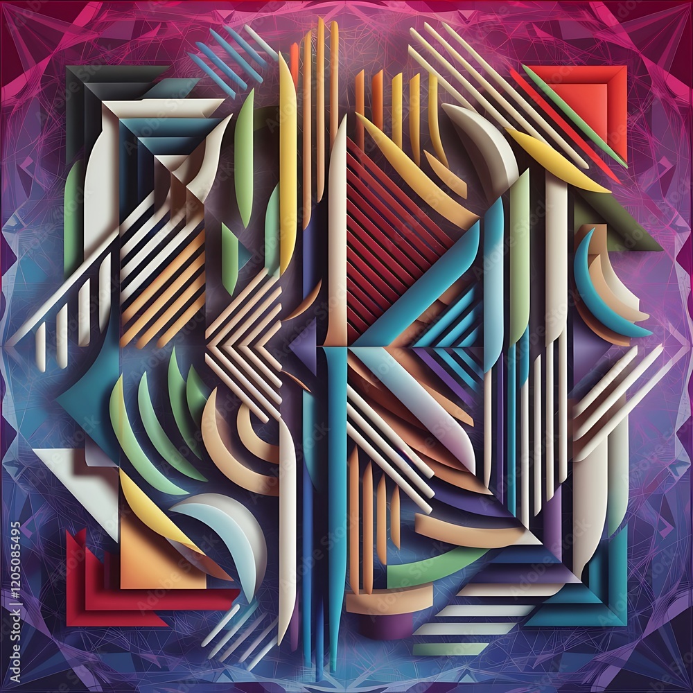 Geometric Pattern, Abstract Vector Background. Geometric Pattern, Abstract Vector Background.