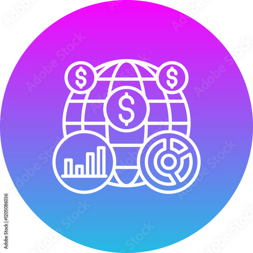 Global economics Icon