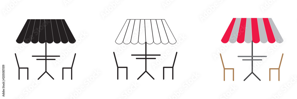 Print terrace icon isolated on transparent background. Modern and editable terrace icon. 1176 Print terrace icon isolated on transparent background. Modern and editable terrace icon. 1176