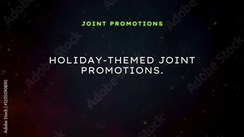 Joint Promotions Holiday-themed joint promotionsbusiness promotional video template .mp4 photo