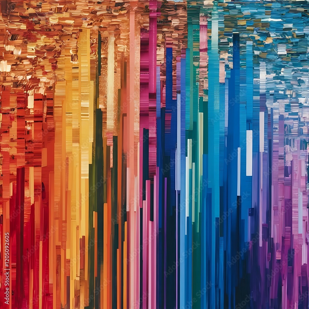 Abstract background with colorful striped patterns Abstract background with colorful striped patterns