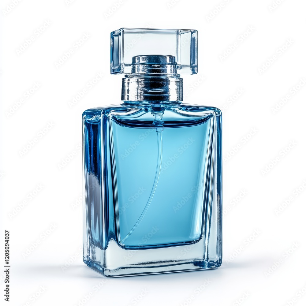 Perfume bottle isolated on white background. 3D illustration. Perfume bottle isolated on white background. 3D illustration.