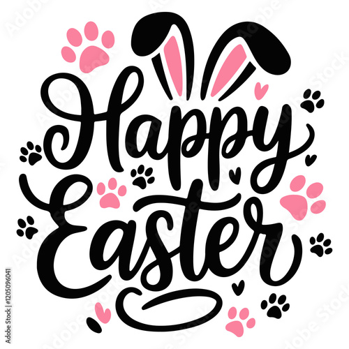 Easter day typography tshirt design