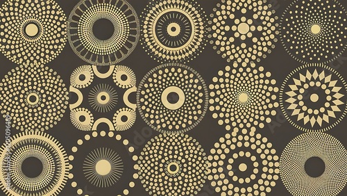 Wallpaper Mural Dot seamless patterns.pattern swatches included for illustrator user, pattern swatches included in file, for your convenient use. Torontodigital.ca