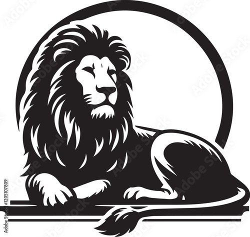 Lion Silhouette Vector Art - Perfect for Designers