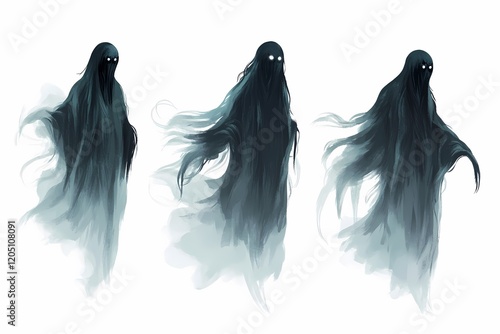 Ethereal Specters: A Trio of Spectral Entities photo