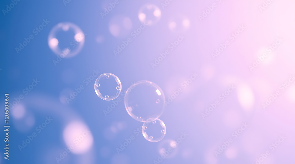 Close up bubbles made of shampoo, lotion, detergent. Macro photo of spume on blue background. Banner with copy space for laundry, cleaning services, beauty, skin care concept Close up bubbles made of shampoo, lotion, detergent. Macro photo of spume on blue background. Banner with copy space for laundry, cleaning services, beauty, skin care concept