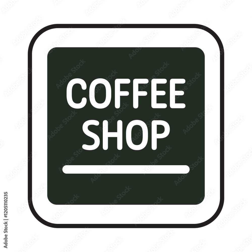Charming hand drawing of a coffee shop sign, featuring artistic flair and unique details. Perfect for café branding, shop signage, and creative marketing materials. Charming hand drawing of a coffee shop sign, featuring artistic flair and unique details. Perfect for café branding, shop signage, and creative marketing materials.
