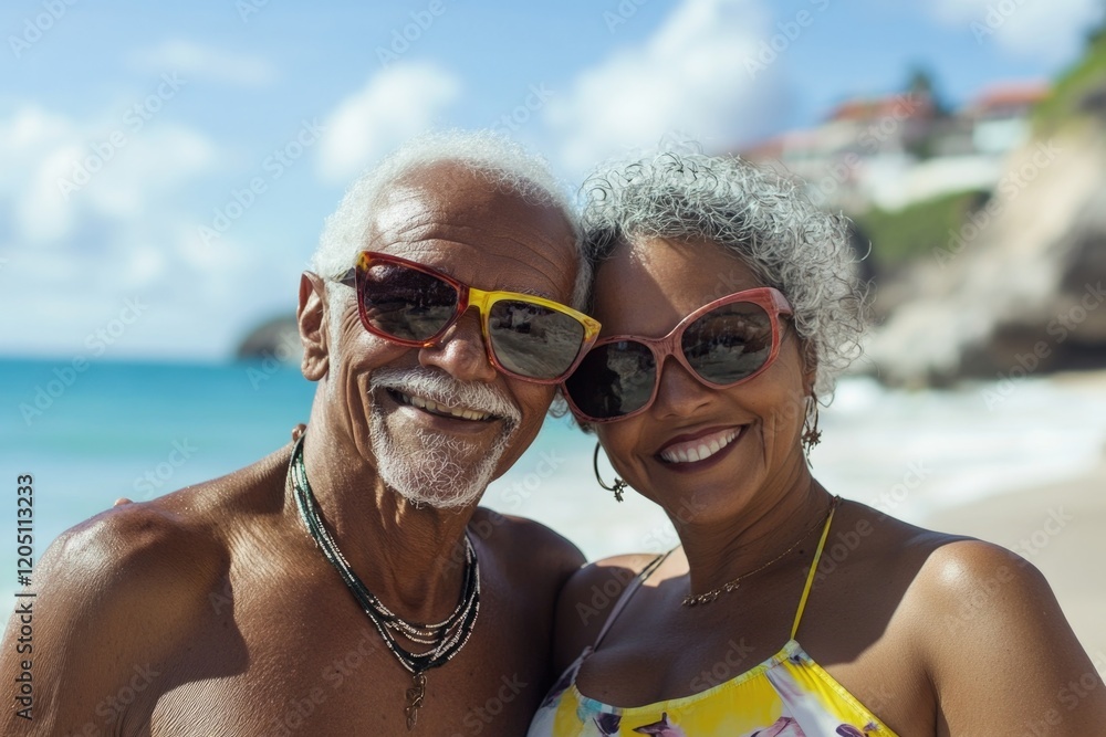 Obraz premium Couple on Beach