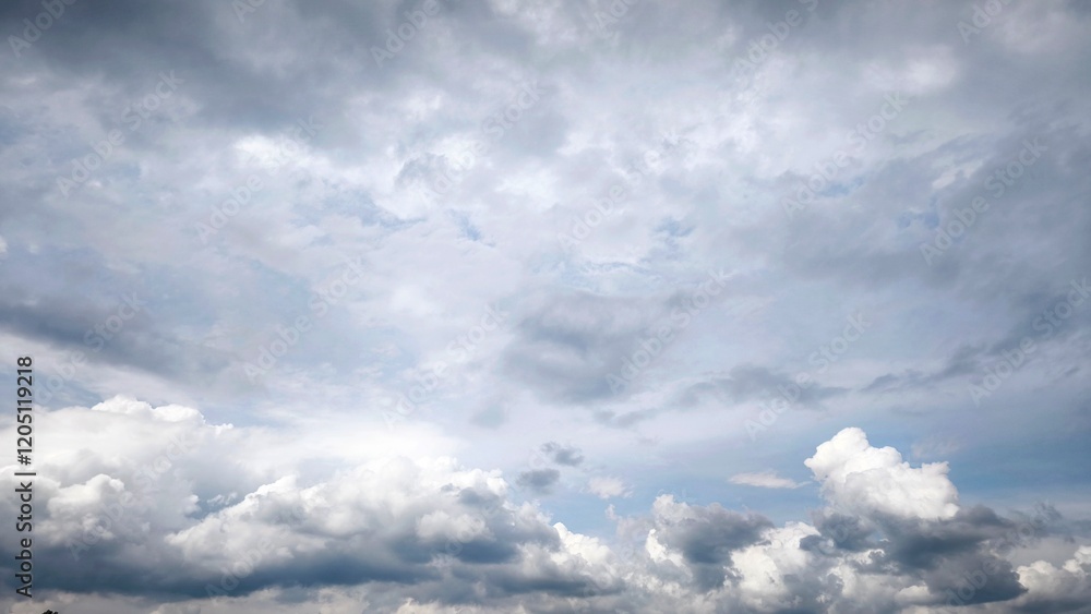 Obraz premium cloudy blue sky view during the day