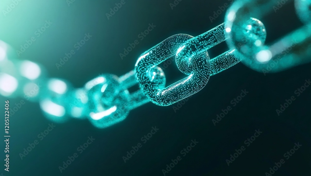 Digital chain link security concept; abstract background Digital chain link security concept; abstract background