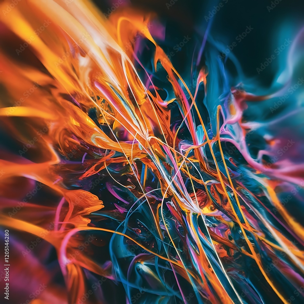 Blurry bright background abstraction with coloured lines Blurry bright background abstraction with coloured lines