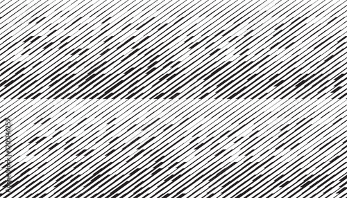 Black and white sporty transition pattern for modern background and jersey design. Digital effect, easily resized and recoloured at your discretion. 