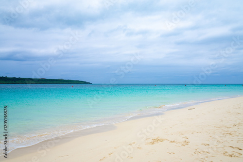 与那覇前浜からの海景、宮古島、11月