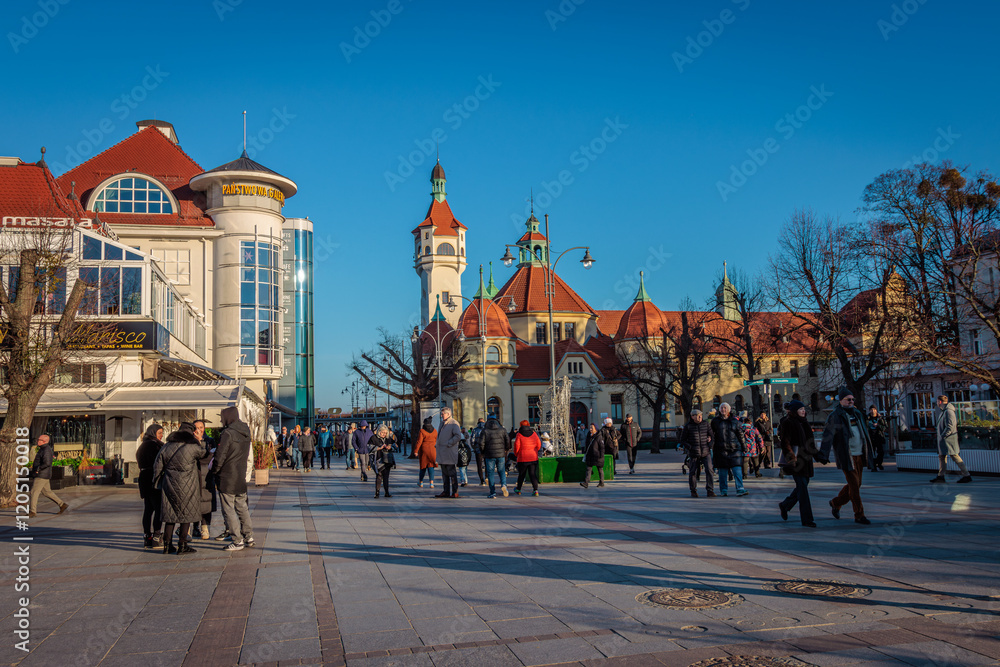 Obraz premium Sopot, Poland - December 25 2024 