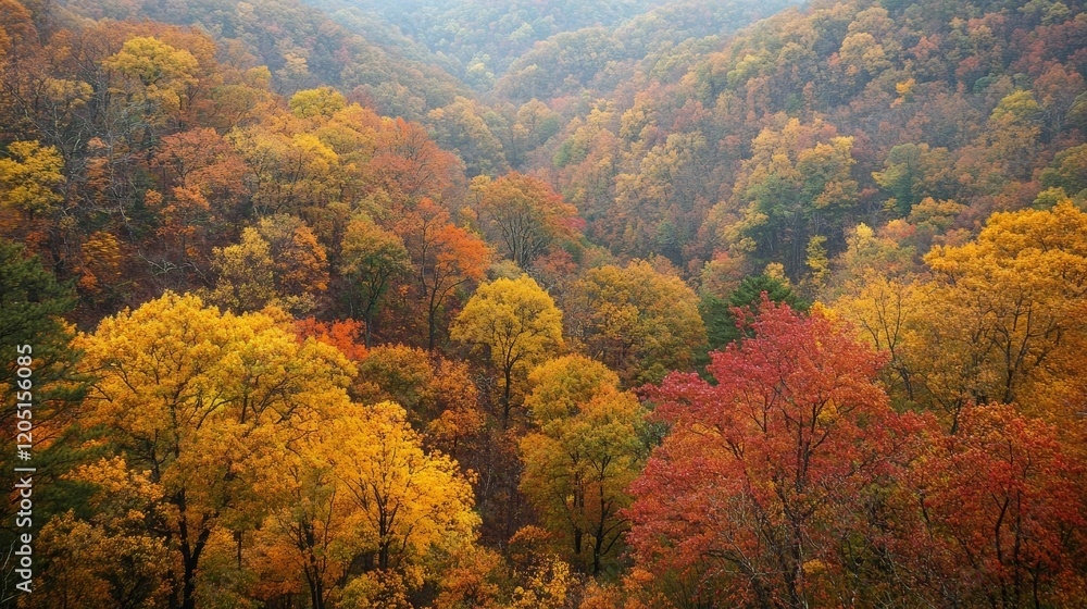 Aerial Splendor: Vibrant Autumn Forest Canopy - Stunning Seasonal Foliage and Natural Beauty From Above Aerial Splendor: Vibrant Autumn Forest Canopy - Stunning Seasonal Foliage and Natural Beauty From Above