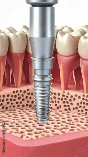 Dental Implant Being Placed...