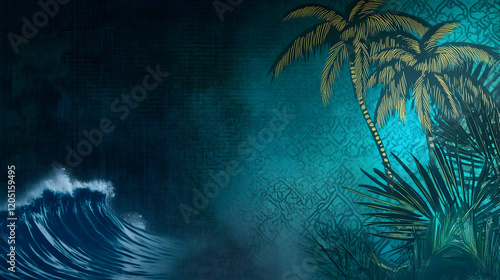 Tropical Paradise Illustrat...