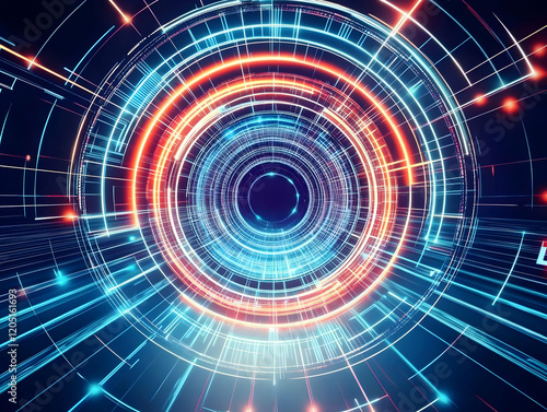 Abstract Circular Design wi...