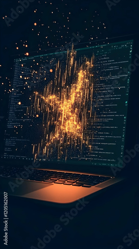 Laptop Displays Cascading G...