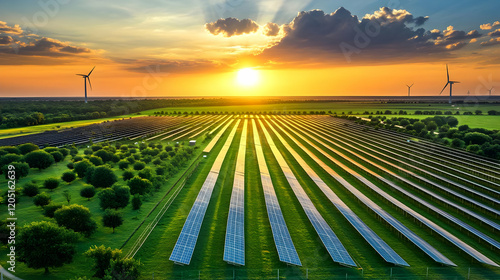 Solar Panels and Wind Turbi...