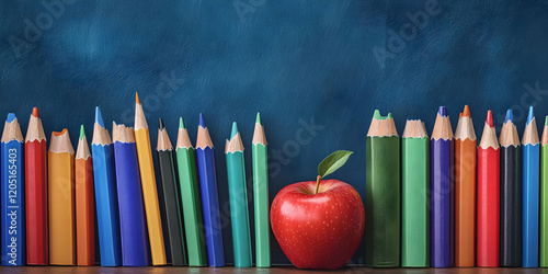 Colored Pencils Stand Tall ...