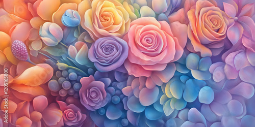 Colorful Floral Illustratio...