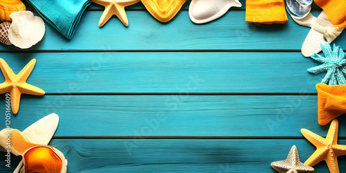 Seashells and Starfish Fram...